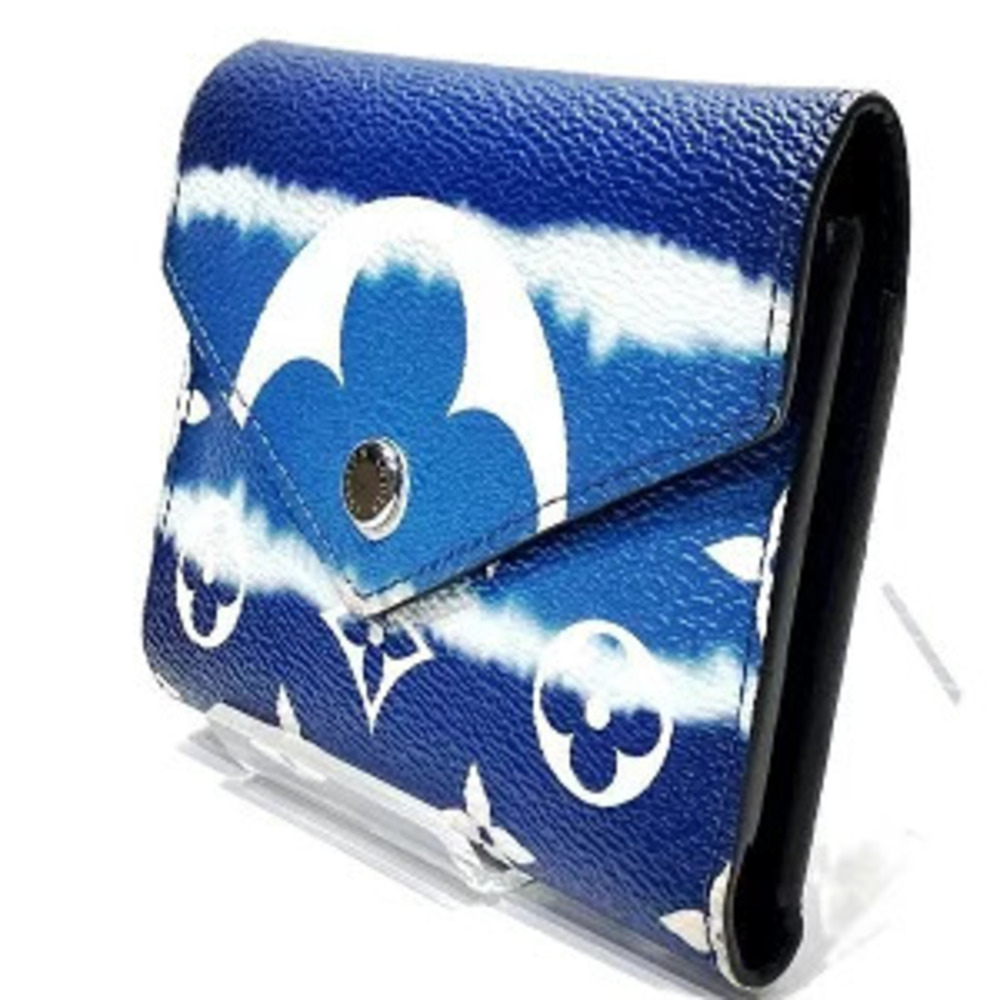 Louis Vuitton Monogram Portefeuille Victorine Blue Tri fold Wallet - Picture 7 of 9